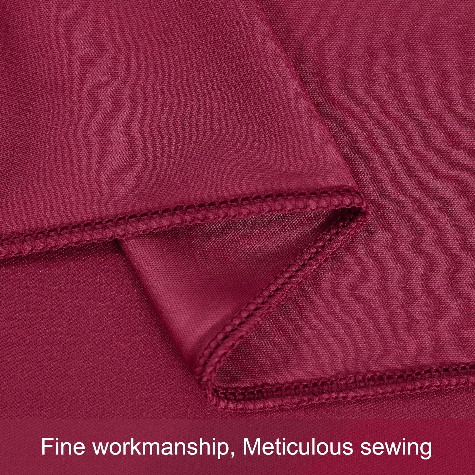 50ft x 12ft Burgundy Backdrop 50FTx12FT (W5’xH12′, 10 Panels),
