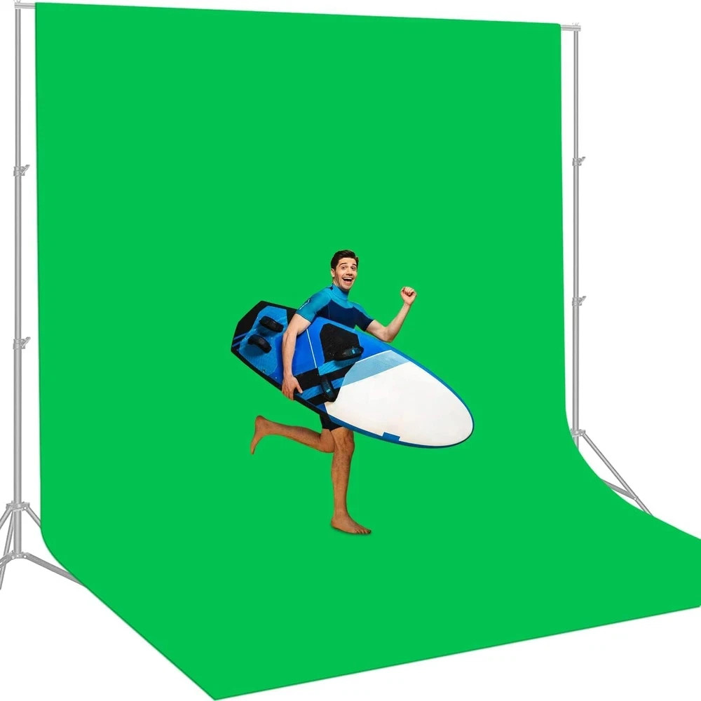 Aimosen 12 X 10 FT Large Green Screen Backdrop for 10 X 12 FT