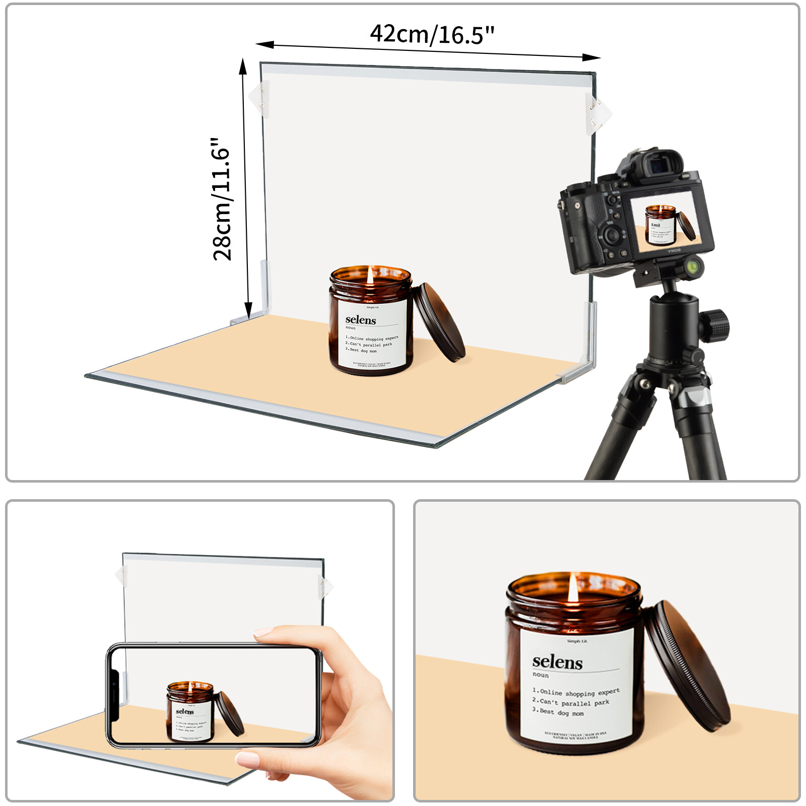 Background Paper Photo Prop Backdrop Board Table Top Photography Small Product
