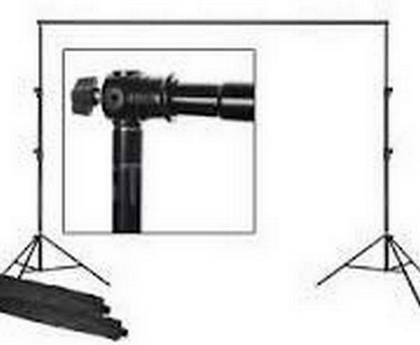 Fodoto Heavy Duty 10′(H)x10′(W) Telescopic 1-Pc Crossbar Backdrop Stand/Support