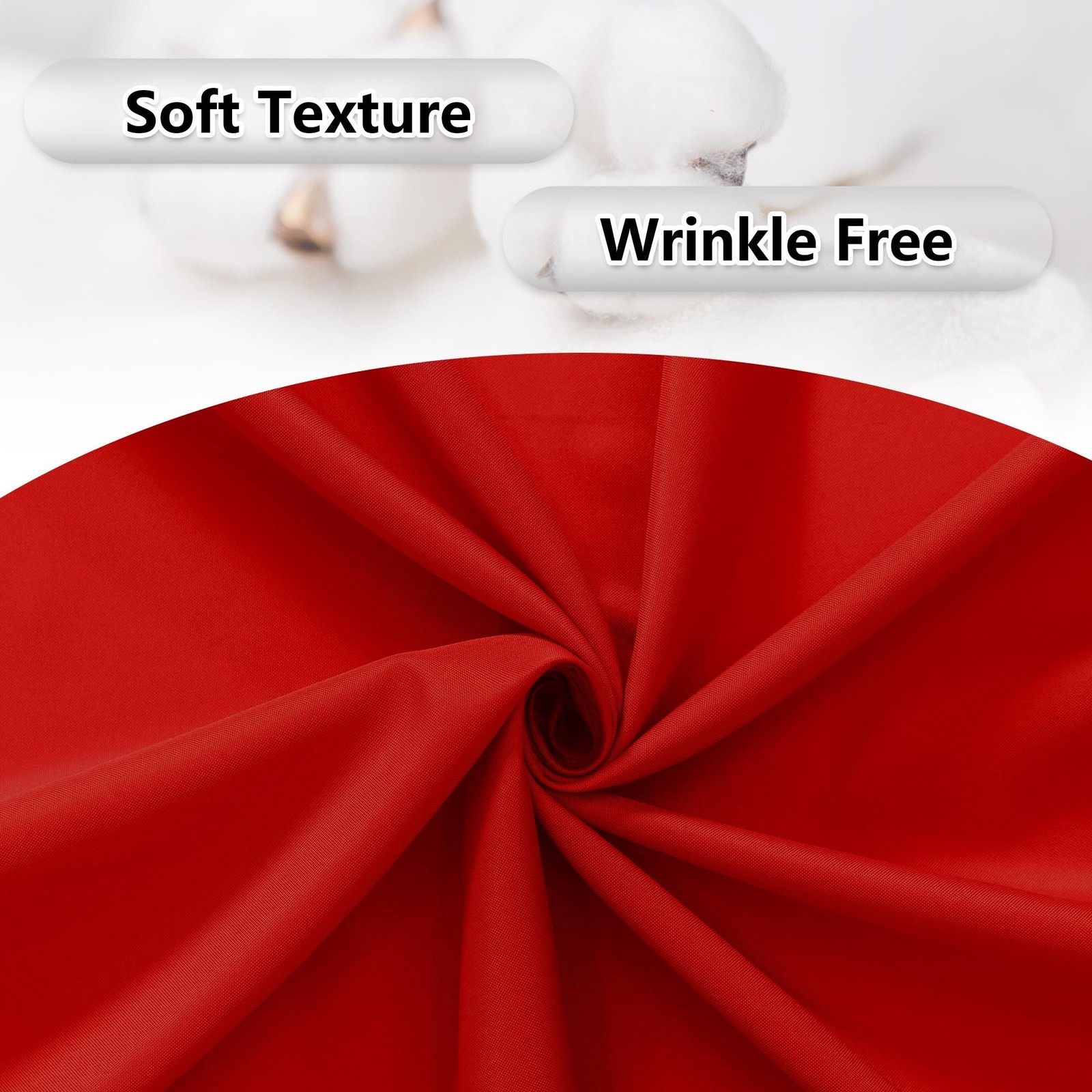 Red Backdrop Curtains For Party Wedding Ceremony Fabric Drapes 5x7ft 2 Panels