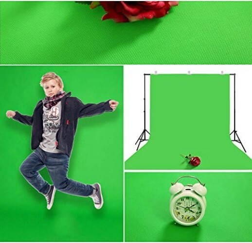 5x7ft Green Screen Non-Woven Backdrop – Perfect for Professional Photography