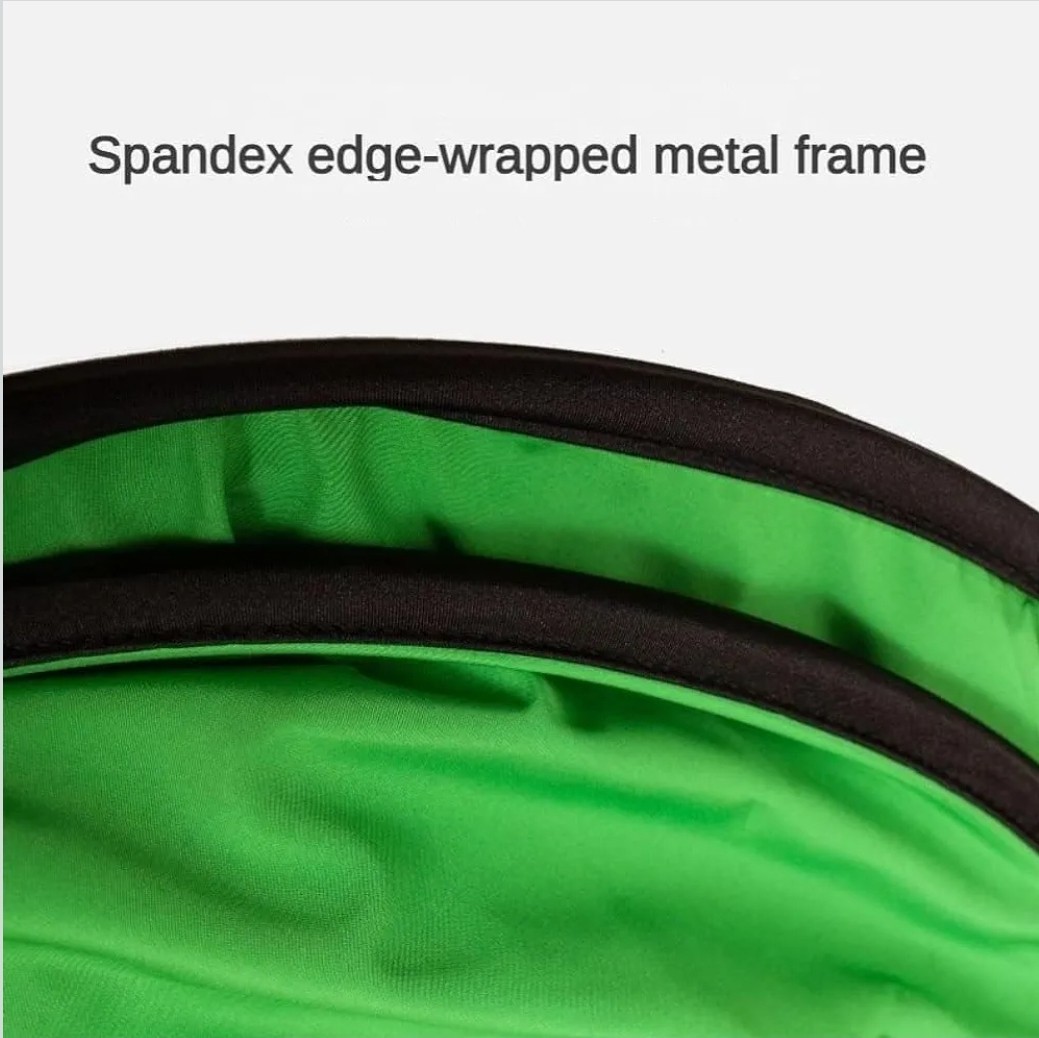 Portable Collapsible Webcam Backdrop with Package Bag Background Green Screen…