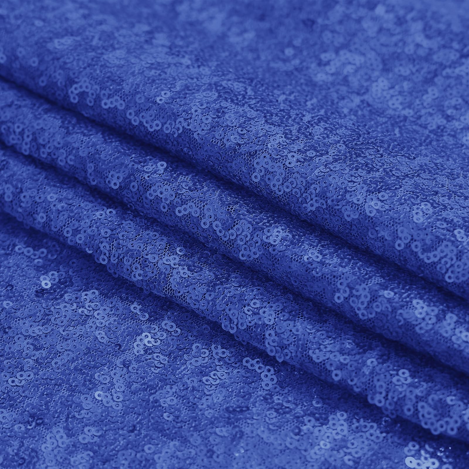 Royal Blue Sequin Backdrop Curtain 4 Panels 2FTx8FT Glitter Royal Blue Backgr…