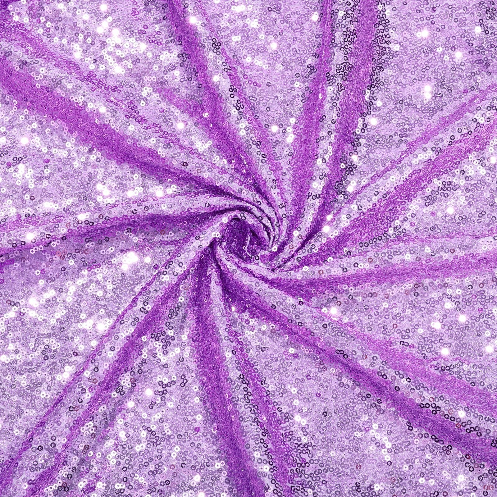 6.6FT Bling Arch Backdrop Cover – Lavender Sequin Wedding Arch Stand Cover Ro…