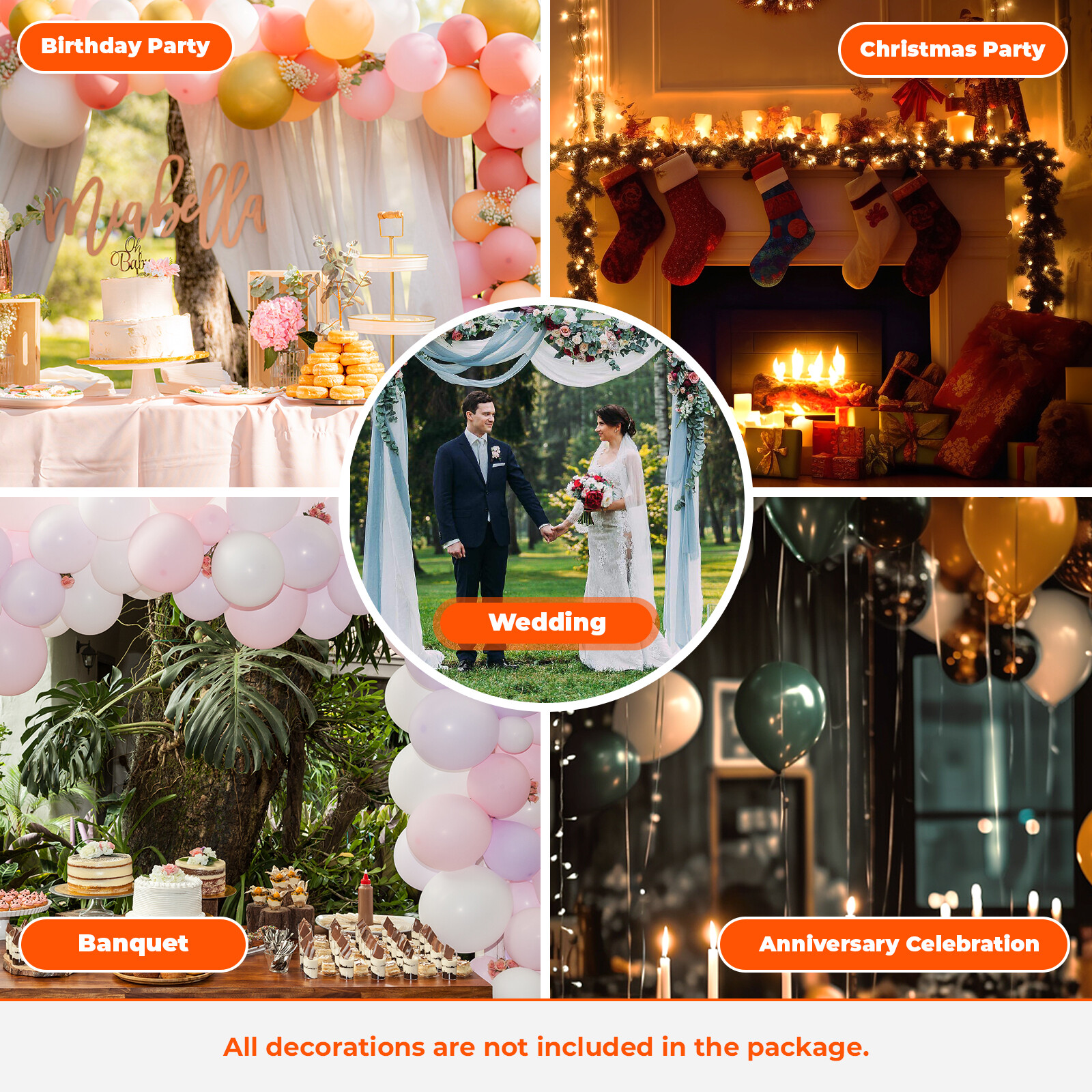 3x6m Wedding Arch Backdrop Stand Iron Square Wedding Flower Display Frame Decor