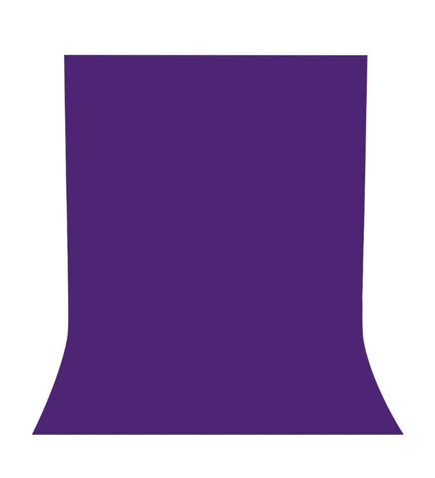 Solid Purple 5ft x 7ft Backdrop Great for Making Videos Podcasts & More