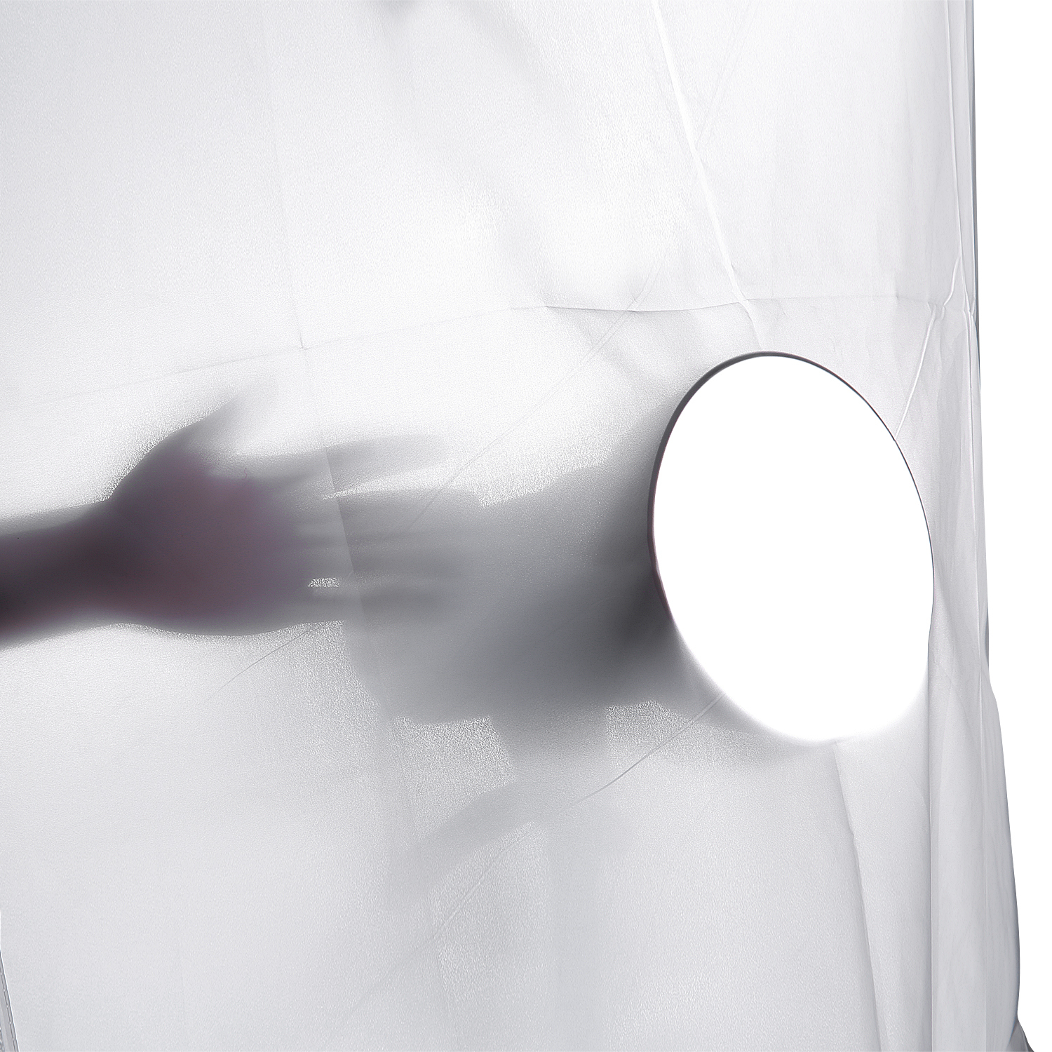 Neewer 12×5 feet/3.6×1.5 meters Polyester White Seamless Diffusion Fabric