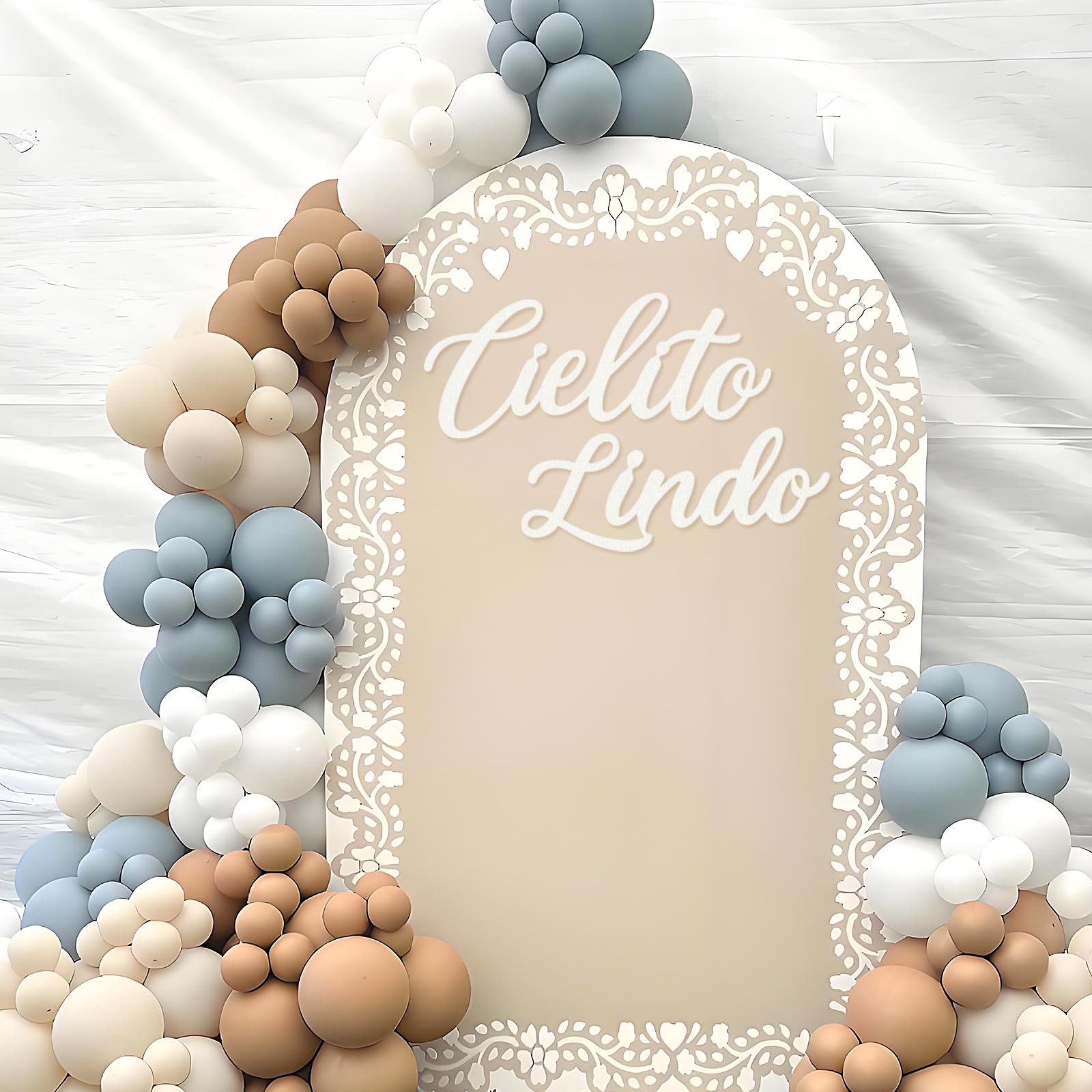 MASTRON Cielito Lindo Sign for Backdrop – 16.5 inch W x 11.9 H, White