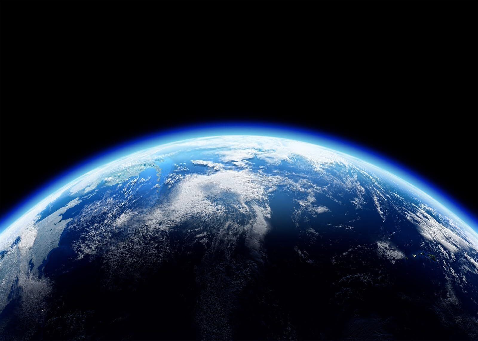 7x5ft Fabric Earth Backdrop Outer Space Universe Moon Photography Background