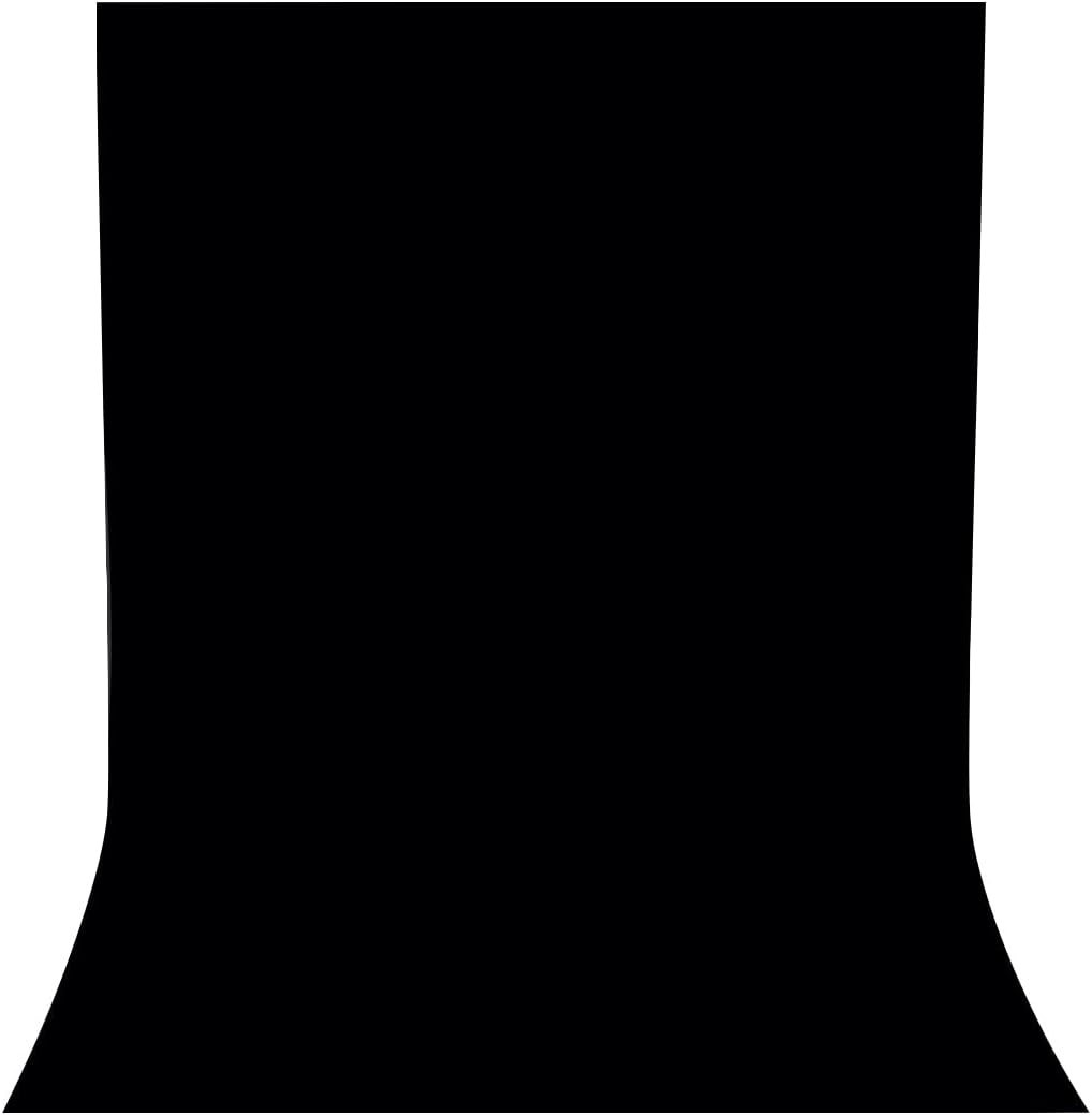 Lyly County Background 5x7ft Non-Woven Fabric Solid Black Screen Photo Backdrop