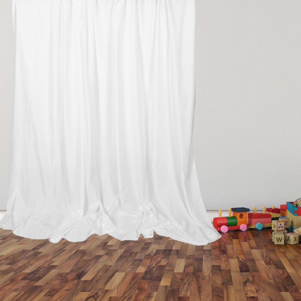 Wrinkle Free White Backdrop For Parties – Polyester Photo Backdrop For Weddings
