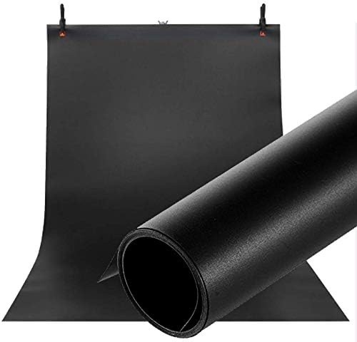 Matte White & Black PVC Backdrop 39×78 in.