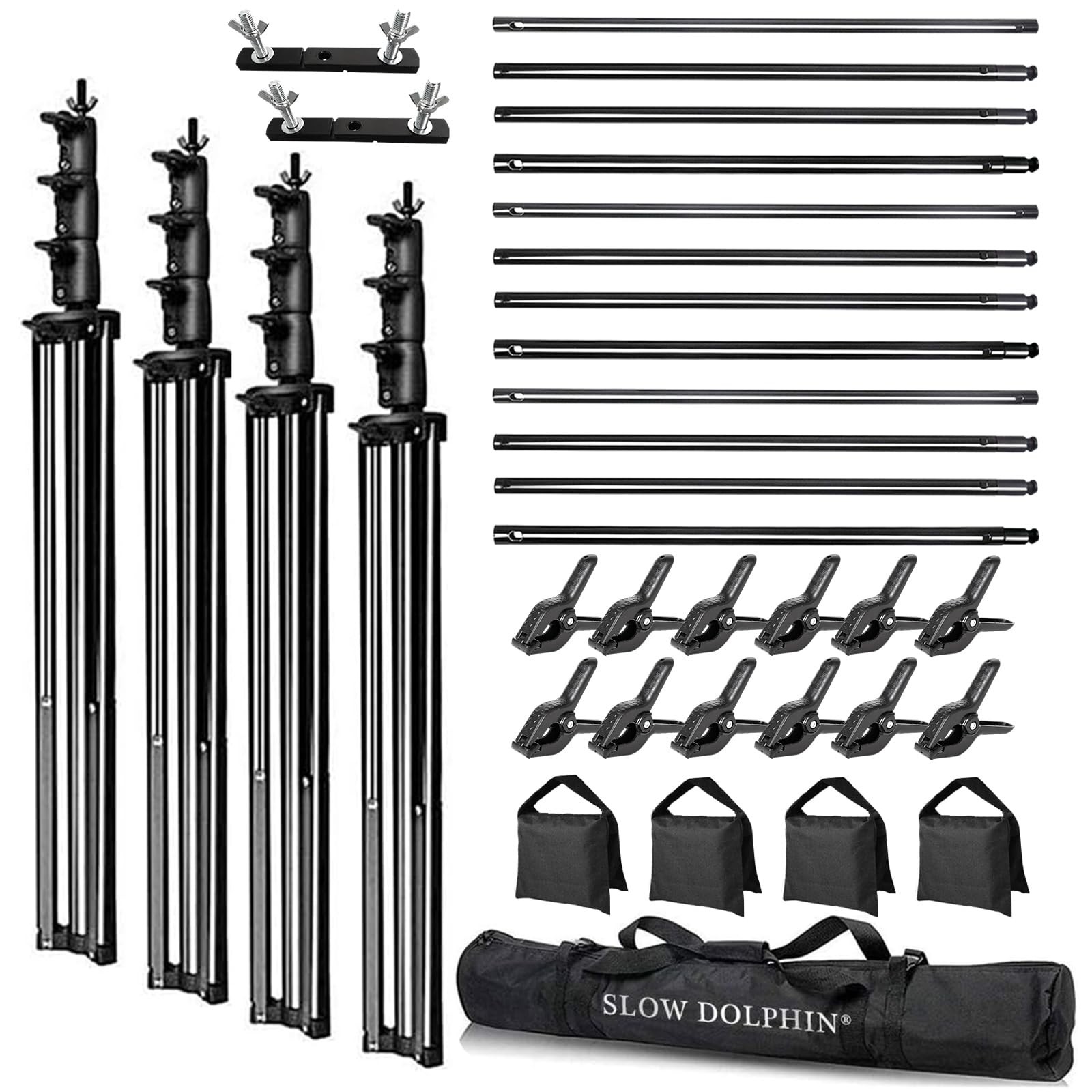 Photo Video Studio 30ft (Wide) x 10ft (Tall), Degree Crossbar Rotatable, Angl…