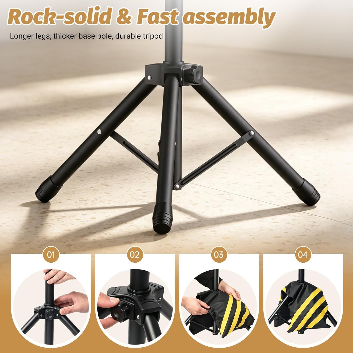 10×7.5Ft Backdrop Stand Heavy Duty Adjustable Photo Back Drop Stand Party