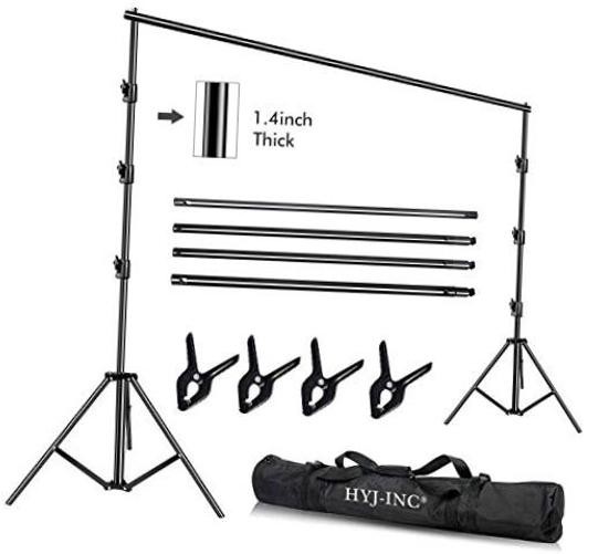 10 x 10Ft Photo Video Studio Heavy Duty Adjustable Muslin Backdrop Stand