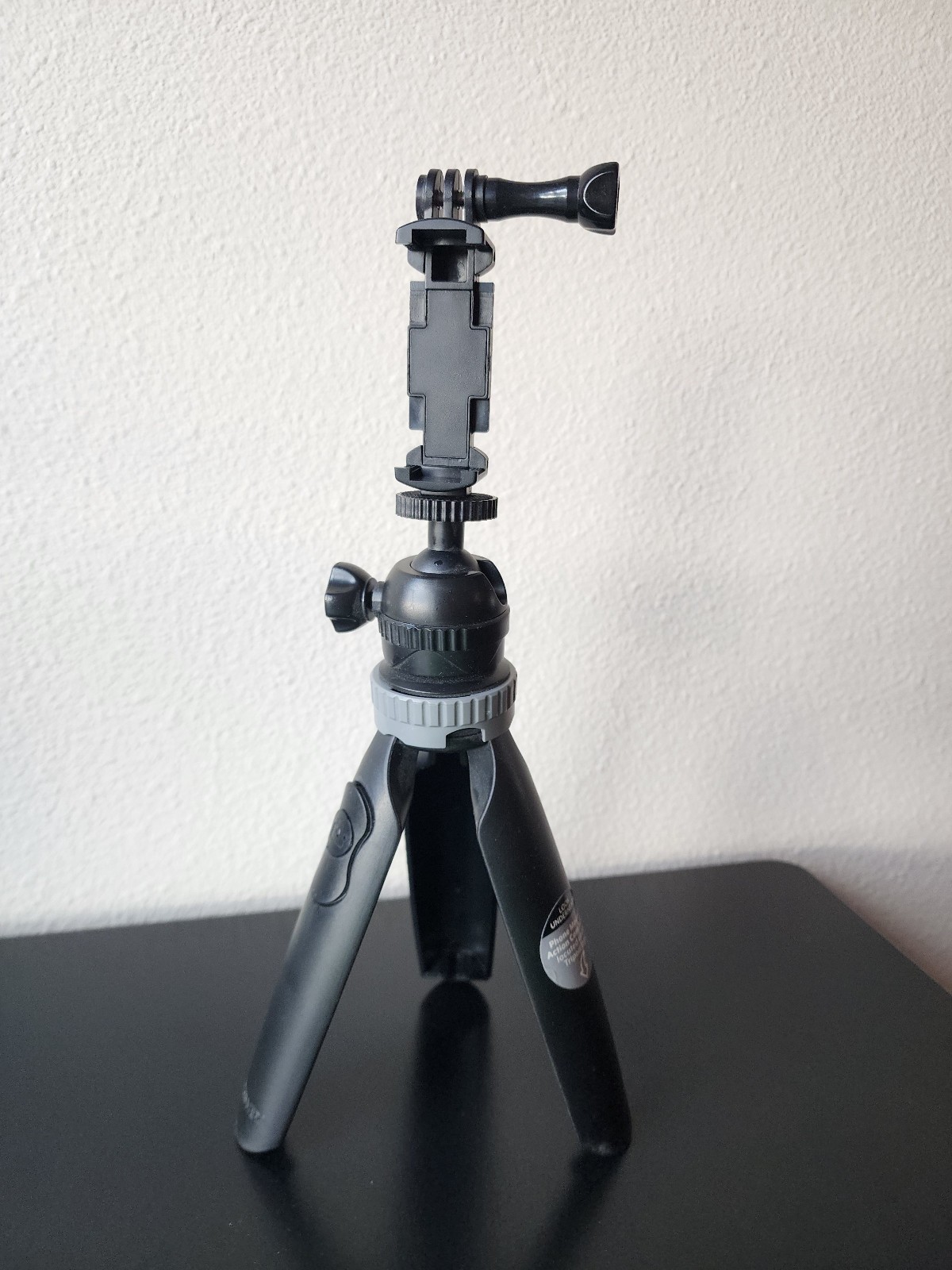 Set of Bower Content Creator Items: Table Tripod, 5 x 7 Green Screen, & 4 clamps