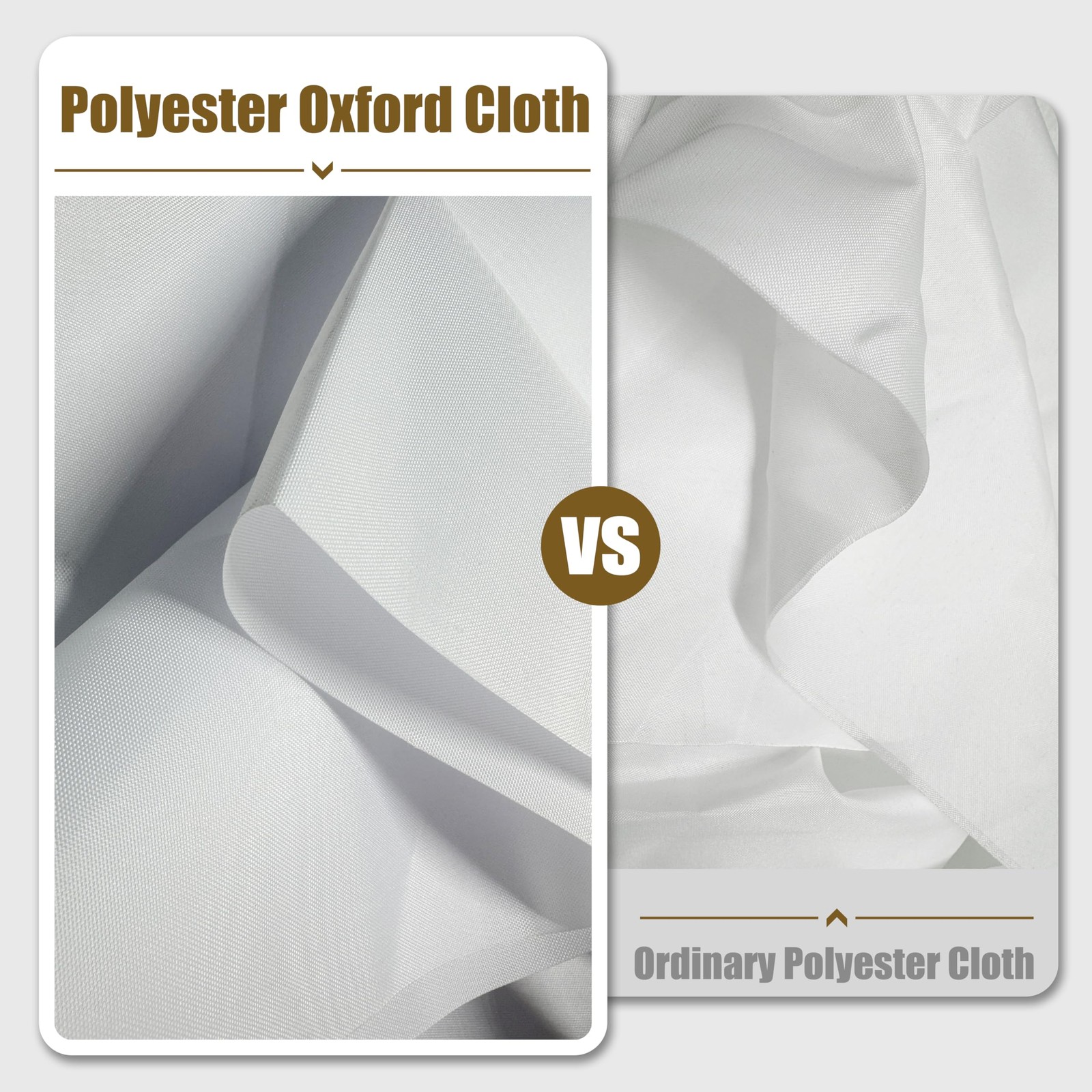 Blank DIY Banners Polyester Oxford Cloth White Banner with Hanging Rope for W…