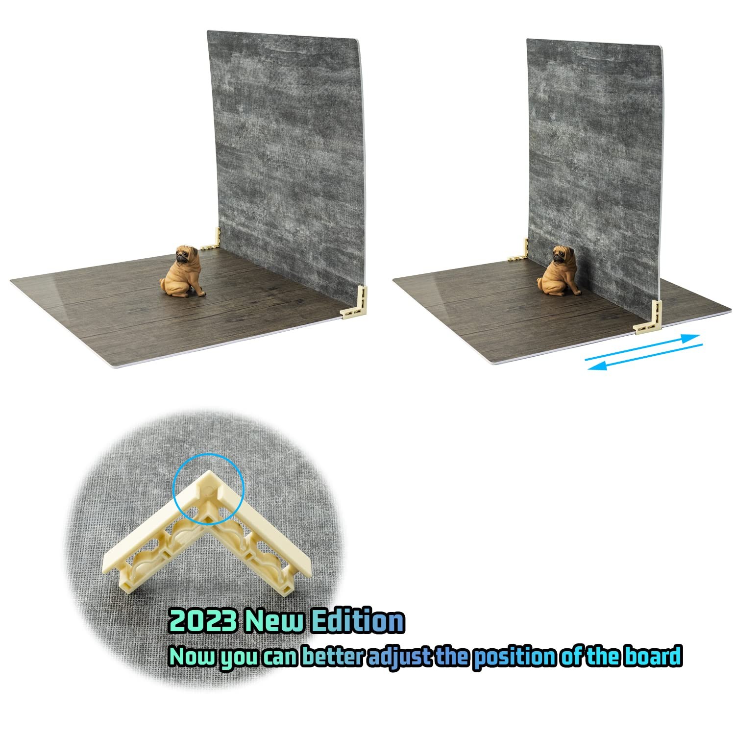 Adjustable Universal Backdrop Board Bracket Vertical L Shape Background Holde…