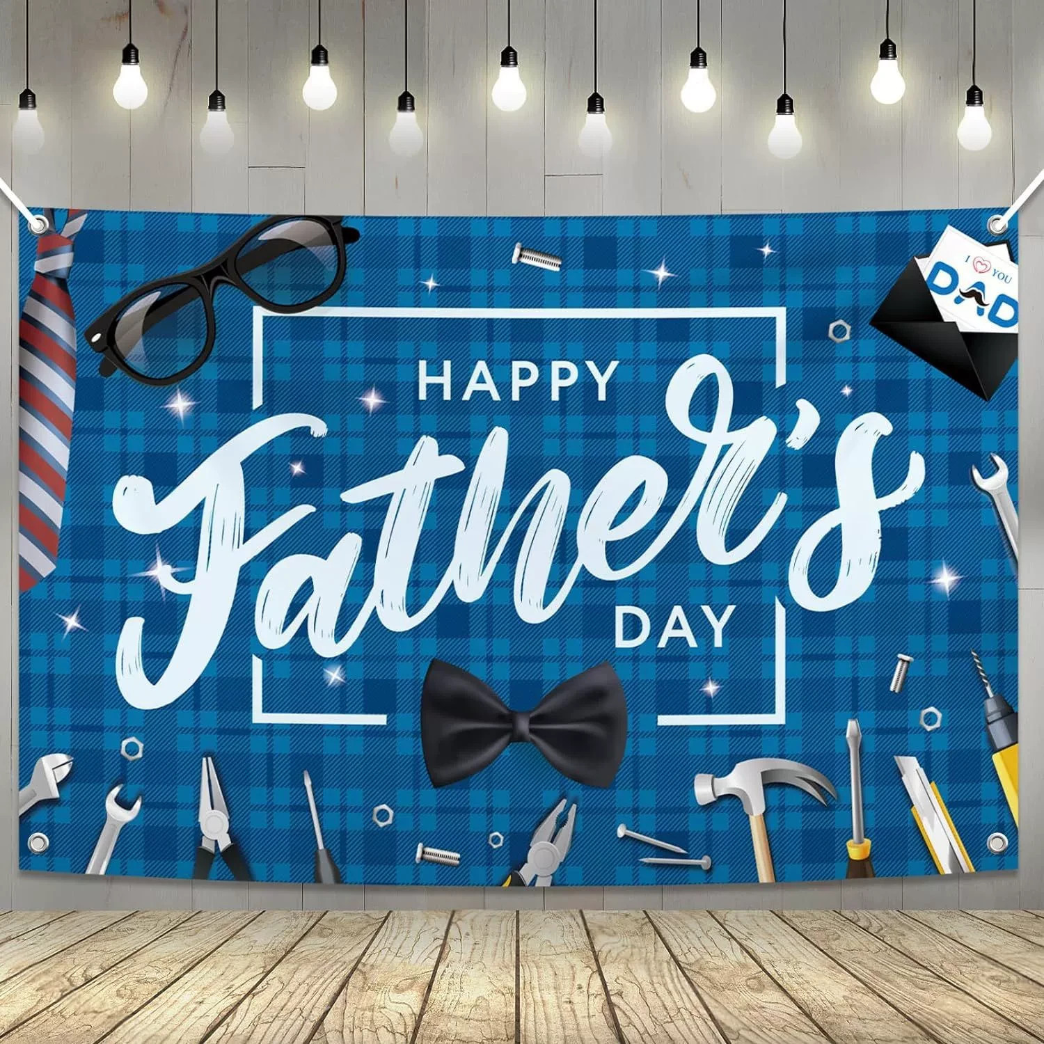 Father’s Day Background Cloth Party Photography Props Decoration Cloth Bedroom