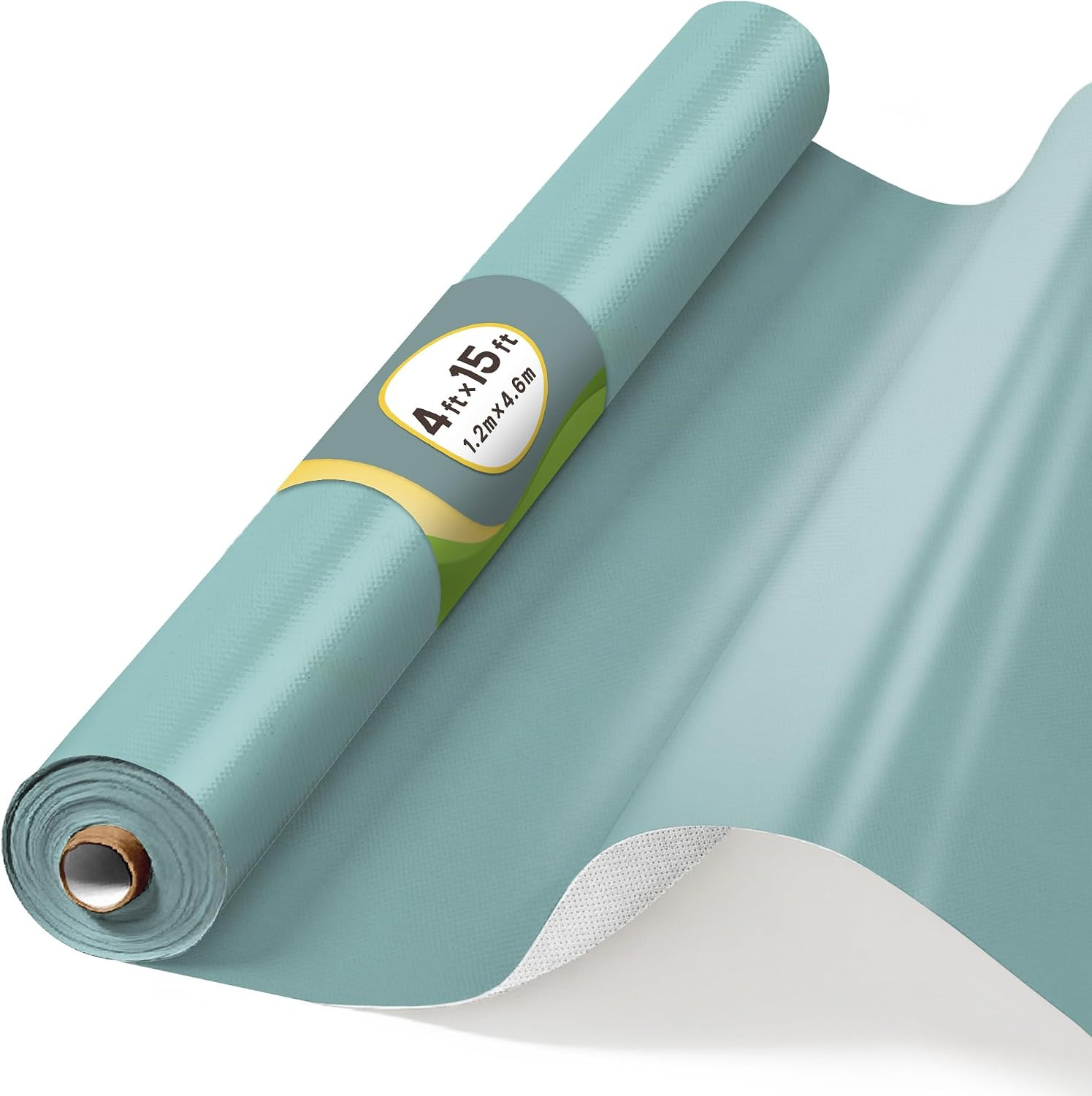 4Ft X 15Ft Pale Sage Green Bulletin Board Fabric Roll, Non-Woven Bulletin Board