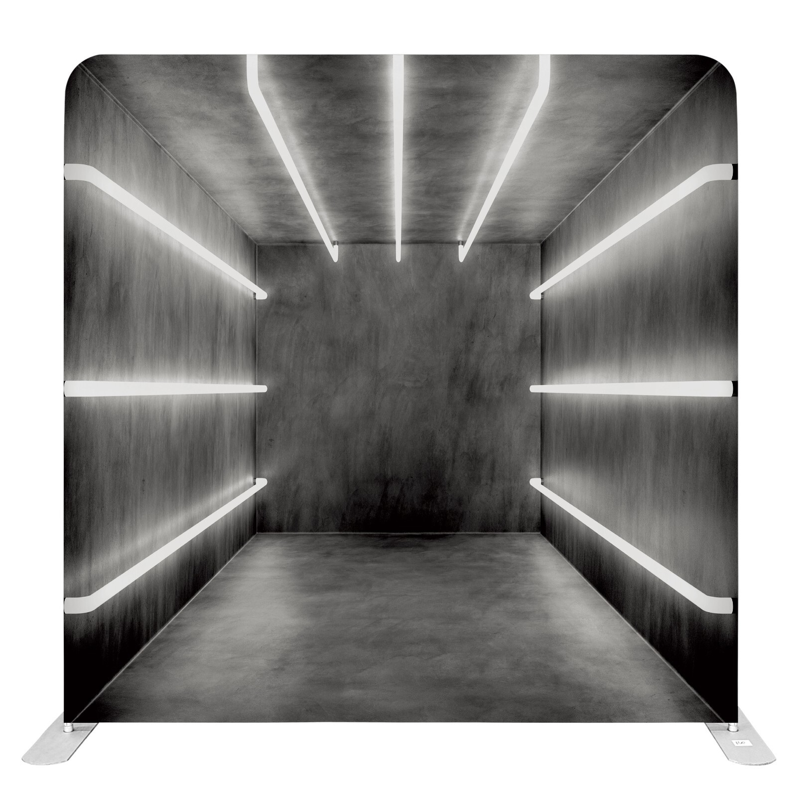 Bakod Luminous Corridor Pillow Case Tension Fabric Backdrop w/ 8ftx8ft Frame