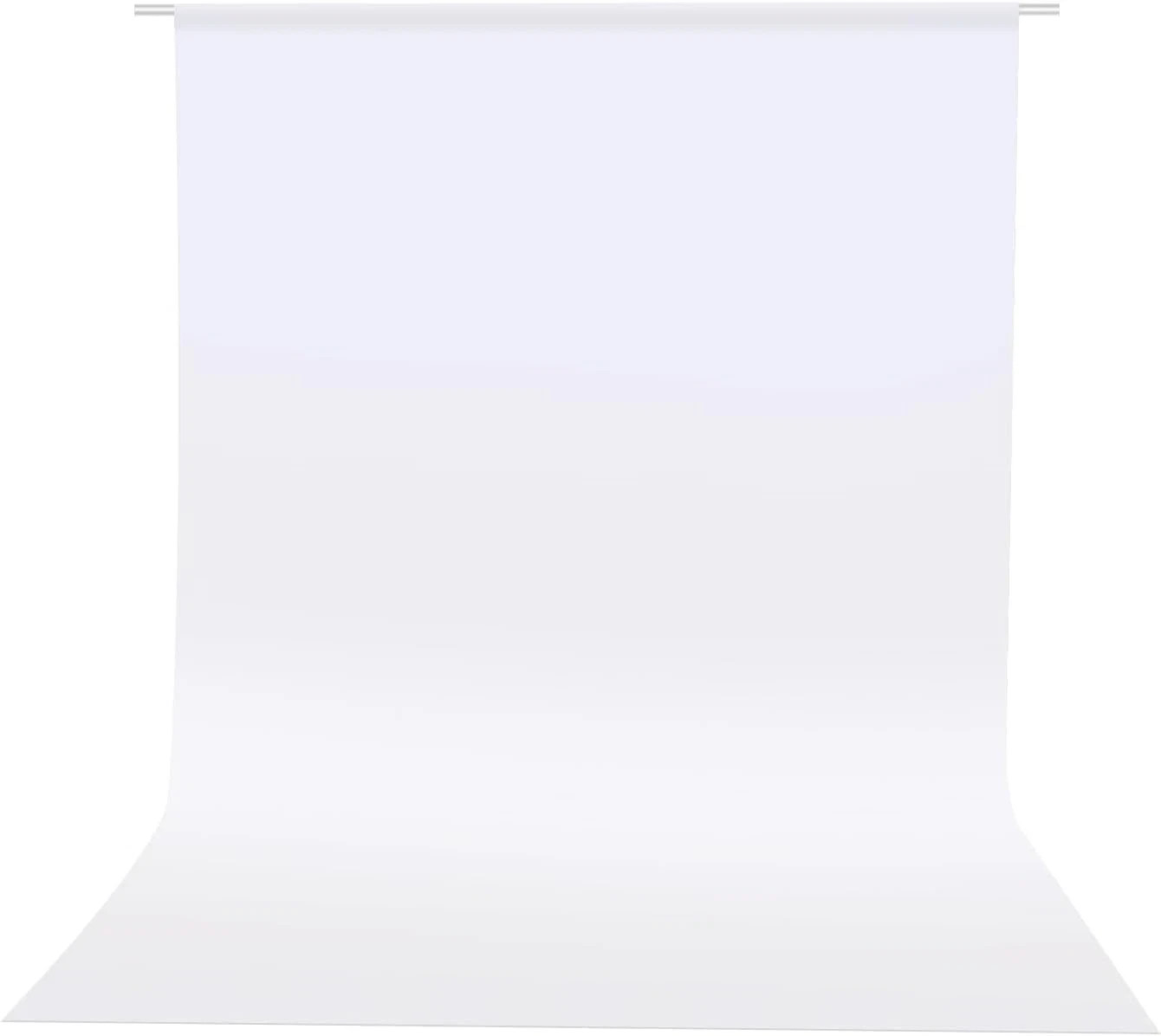 Photo Backdrop Curtains, White Backdrop for Photoshoot, 5X6.5 Ft White Photogra