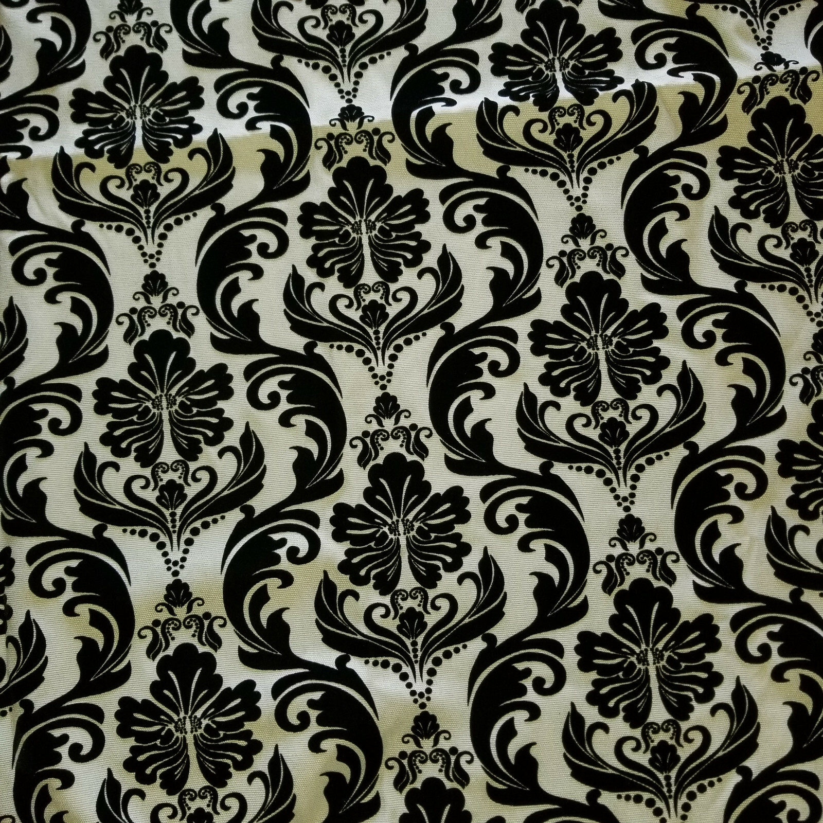 Photography Backdrop Black & White Damask 4’8″ wide x 6′ 3″ Party Wedding