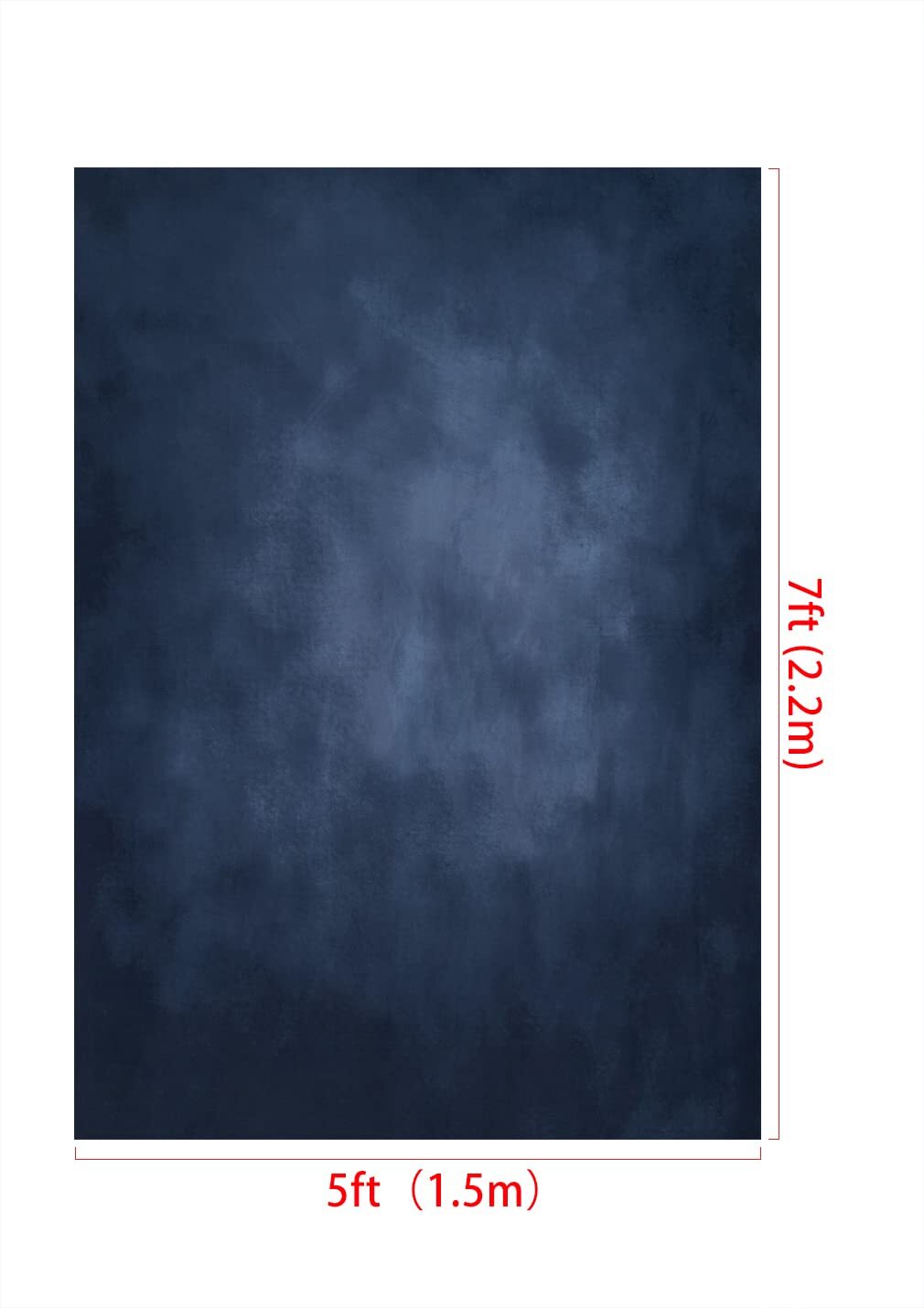 5x7ft Dark Blue Abstract Backdrops Microfiber Dark Blue Portrait Background f…