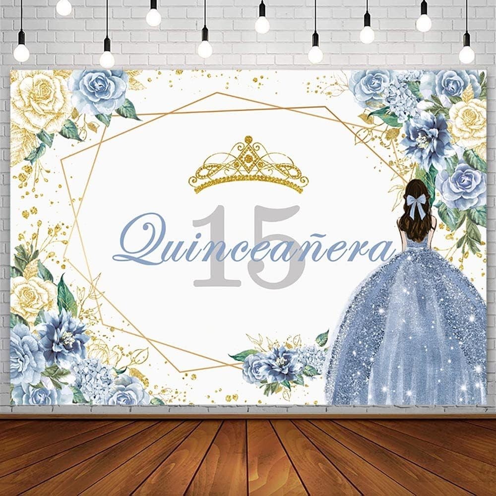Sendy 7x5ft Quinceanera Backdrop 15th Birthday Sweet Girl Mis Quince Anos