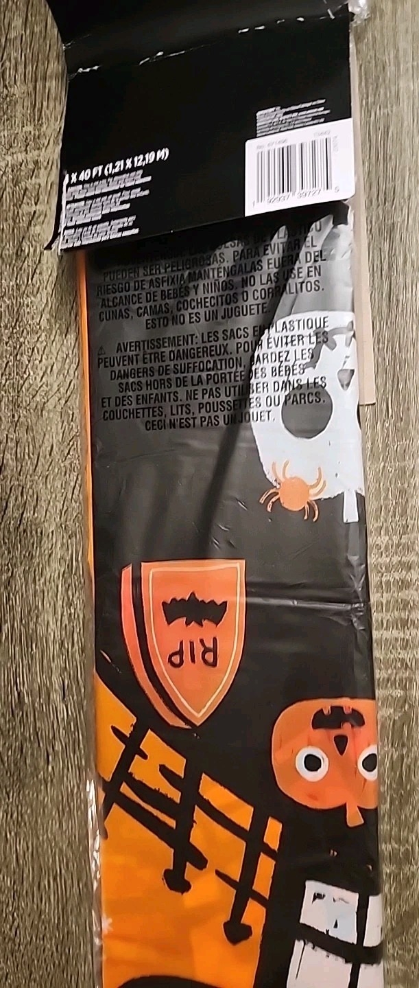 New-Halloween Backdrop Orange Moon Night Graveyard Halloween Banner Spooky House