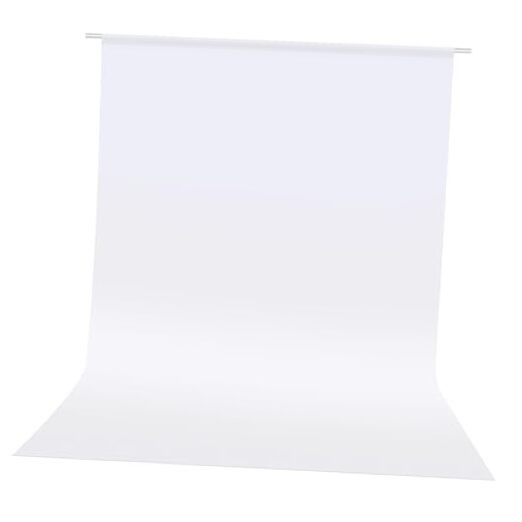 Photo Backdrop Curtains, 5×7 ft Backdrop for Photoshoot 5x7ft White