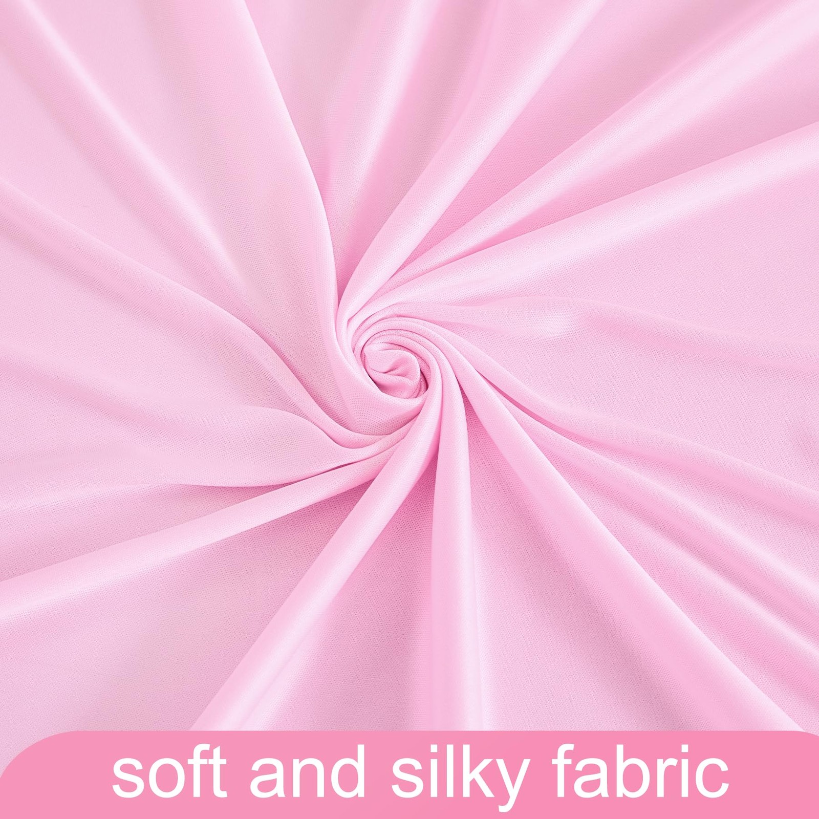 20ft x 10ft Free Pink Wedding Backdrop Curtains for Party Bridal Shower Recep…