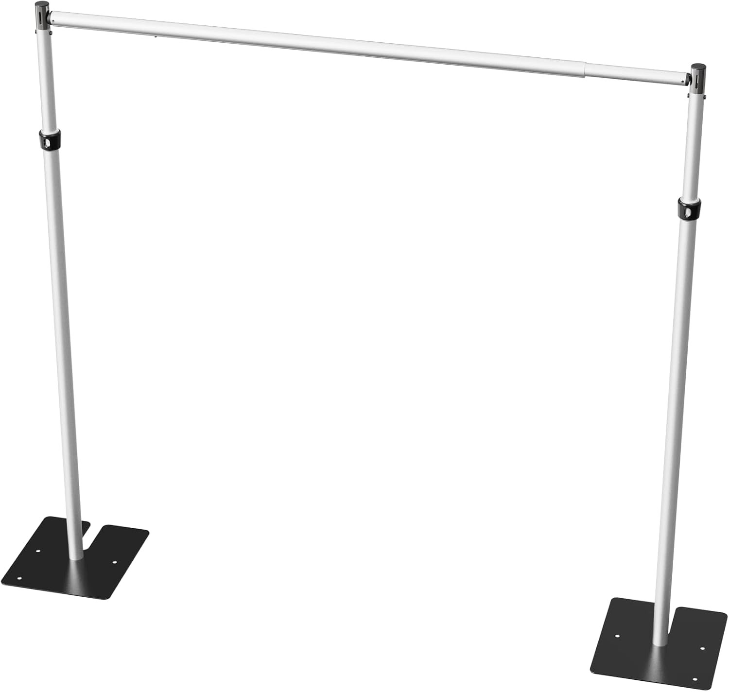 Heavy Duty Backdrop Stand, Adjustable Metal Pipe and Drape Stand for Photography