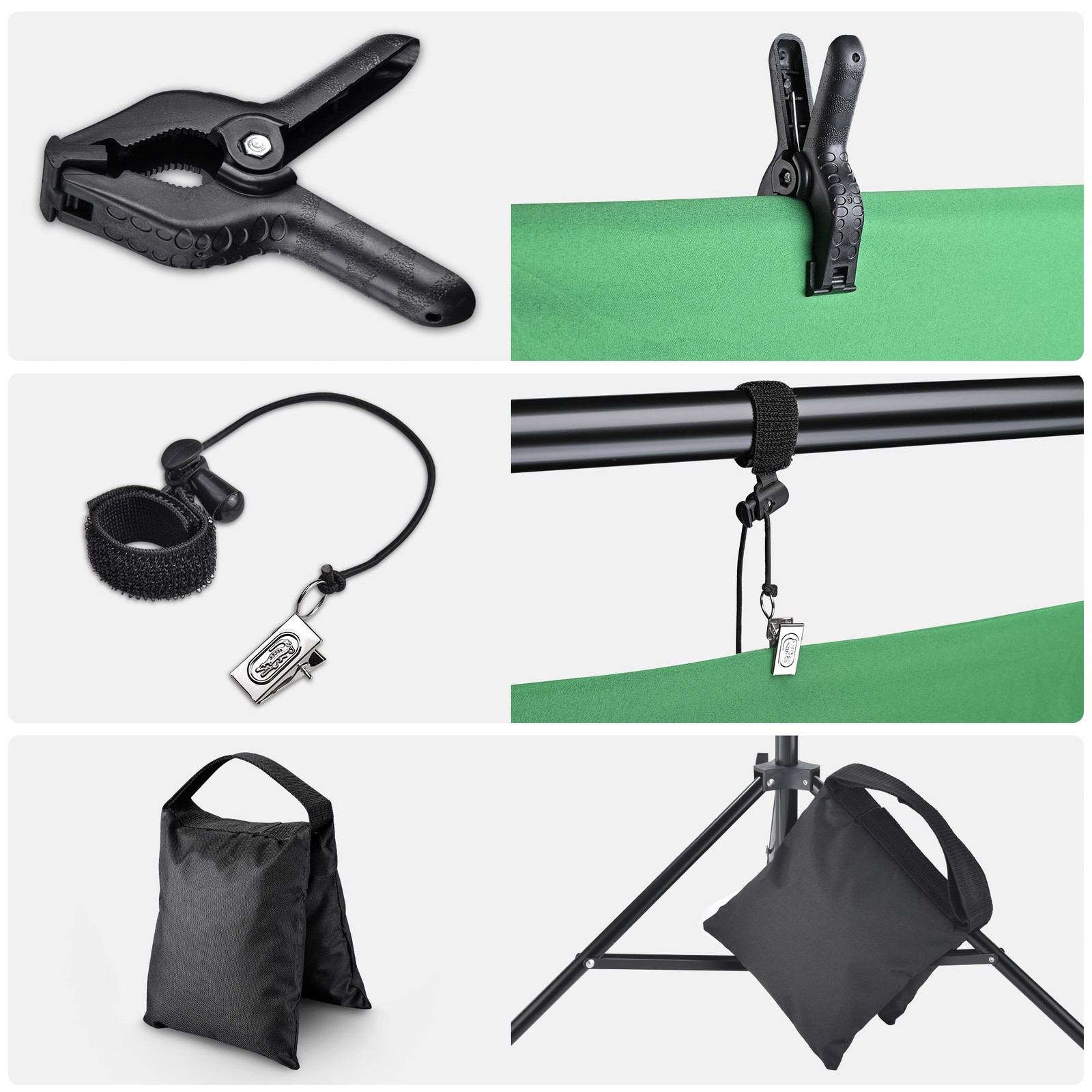 9.5x10Ft Photo Backdrop Stand Tripod Crossbar Background Support System Studio