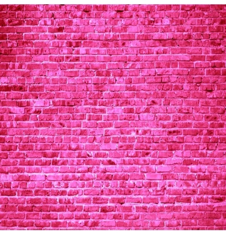 AOFOTO 8ftx8ft Pink Brick Wall Vinyl Backdrop