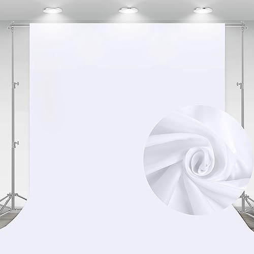 10 x 7 FT Backdrop Background for Photography, Professional 7 X 10 FT White