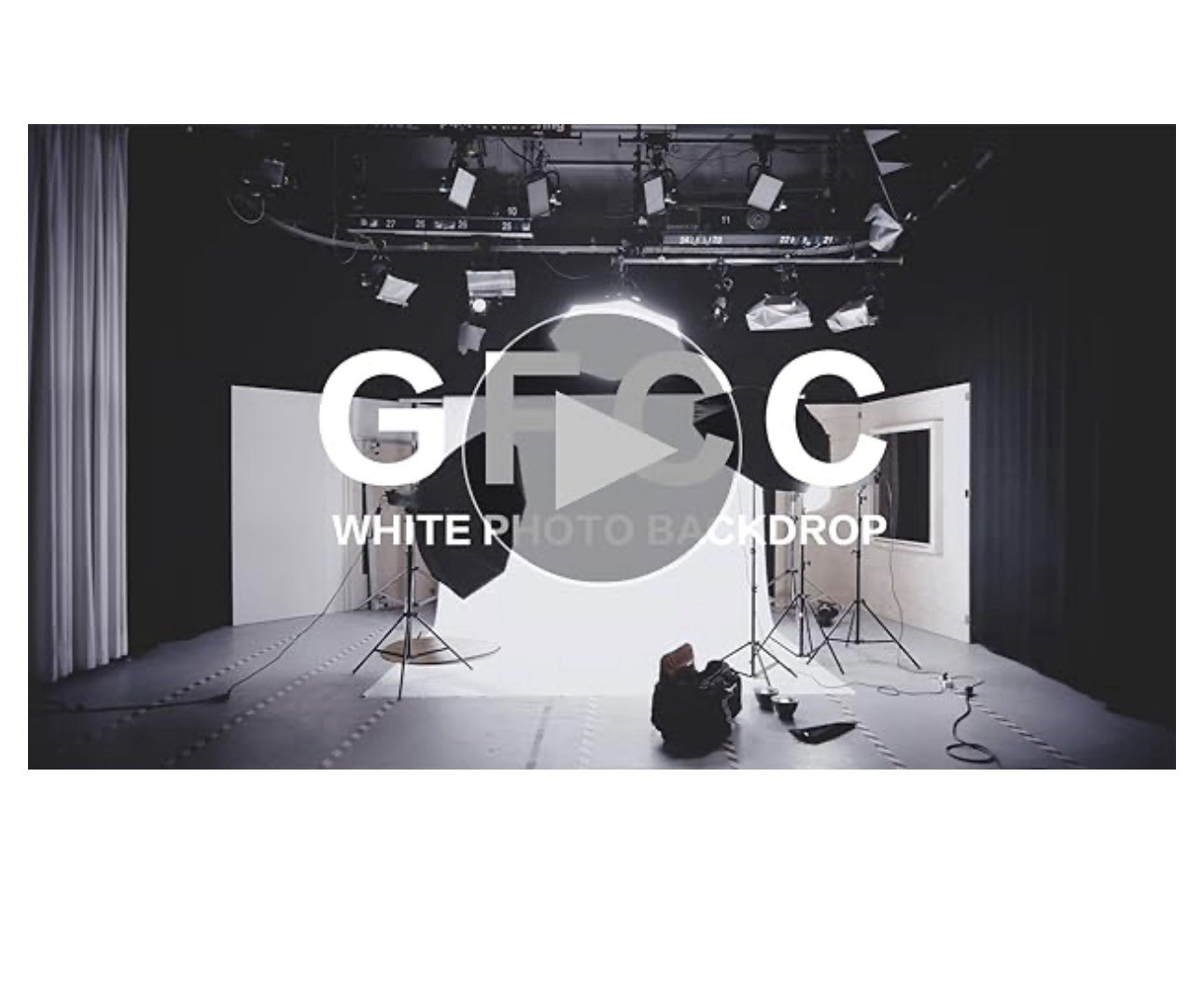GFCC 8FTX10FT White Backdrop Background Photography/Photoshoot Party Curtain