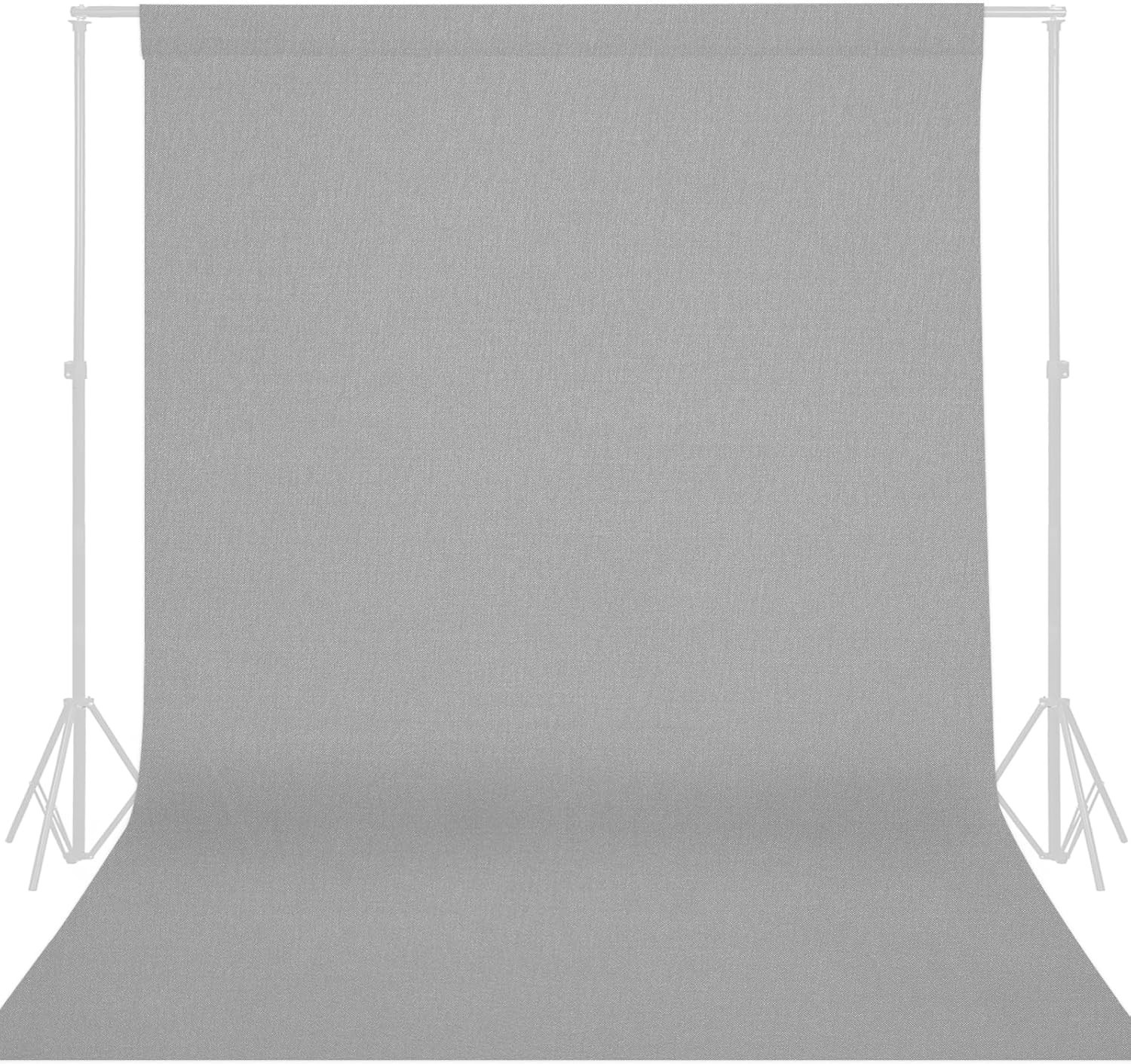 Seamless 5FTX7FT Grey Backdrop for Professional Photos – Washable & Durable
