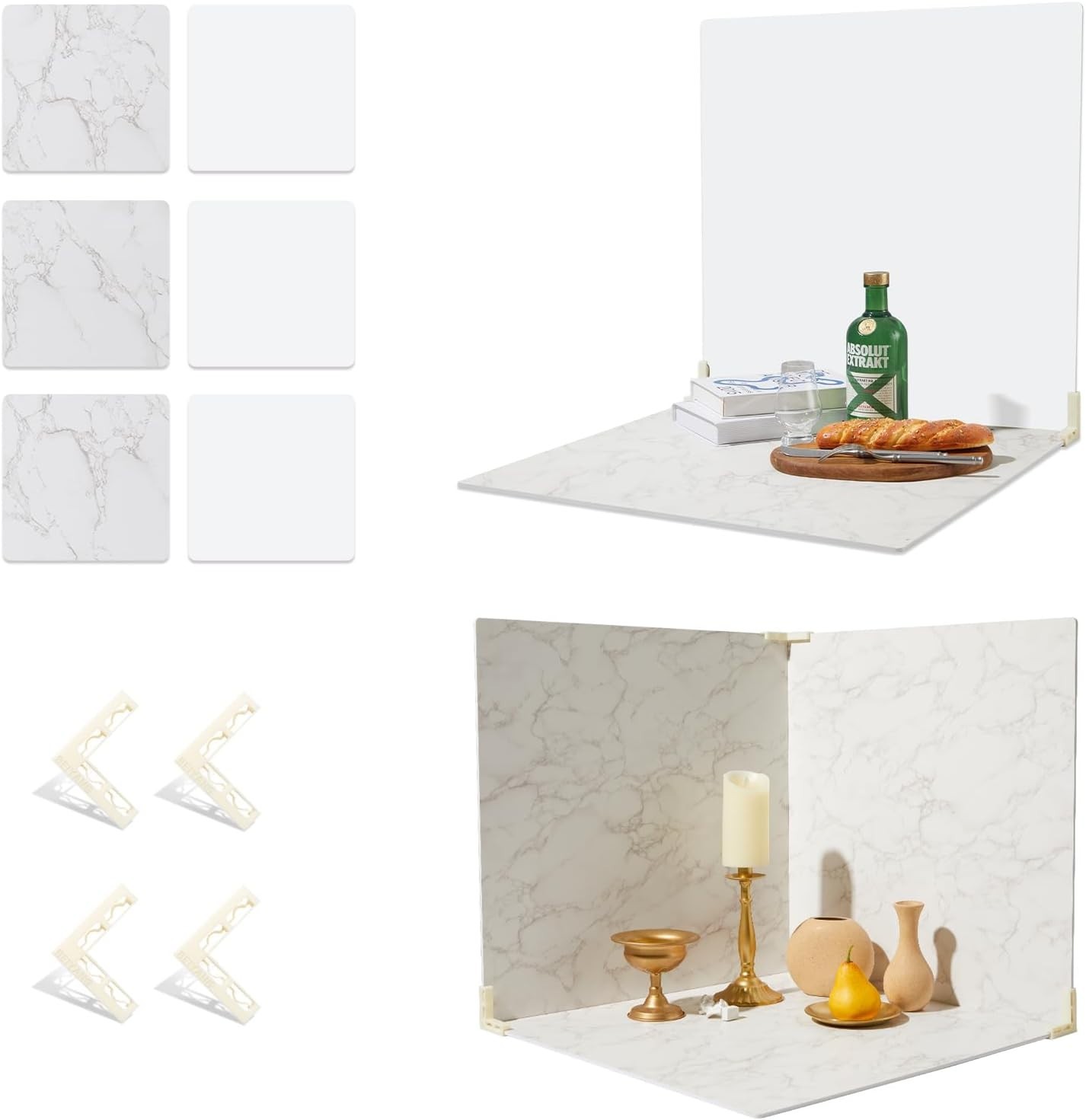 Versatile Food Photography Backdrops – Set of 3