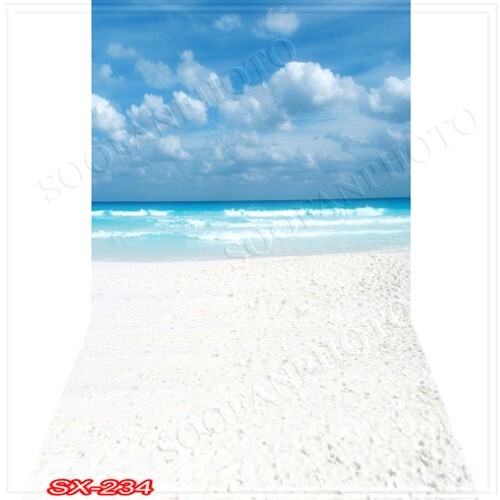 10’x20′ CP Sea Beach Wedding Scenic Microfiber Fabric background backdrop SX234