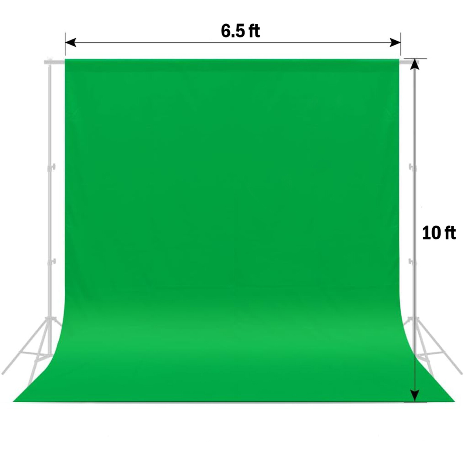 Selens 10 /6.5ft Muslin Green Chromakey Backdrop Screen Photography Photo Studio