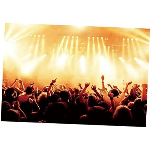 Stage Spotlight Backdrop Concert Live Plateform Background Rock Star 5x3ft