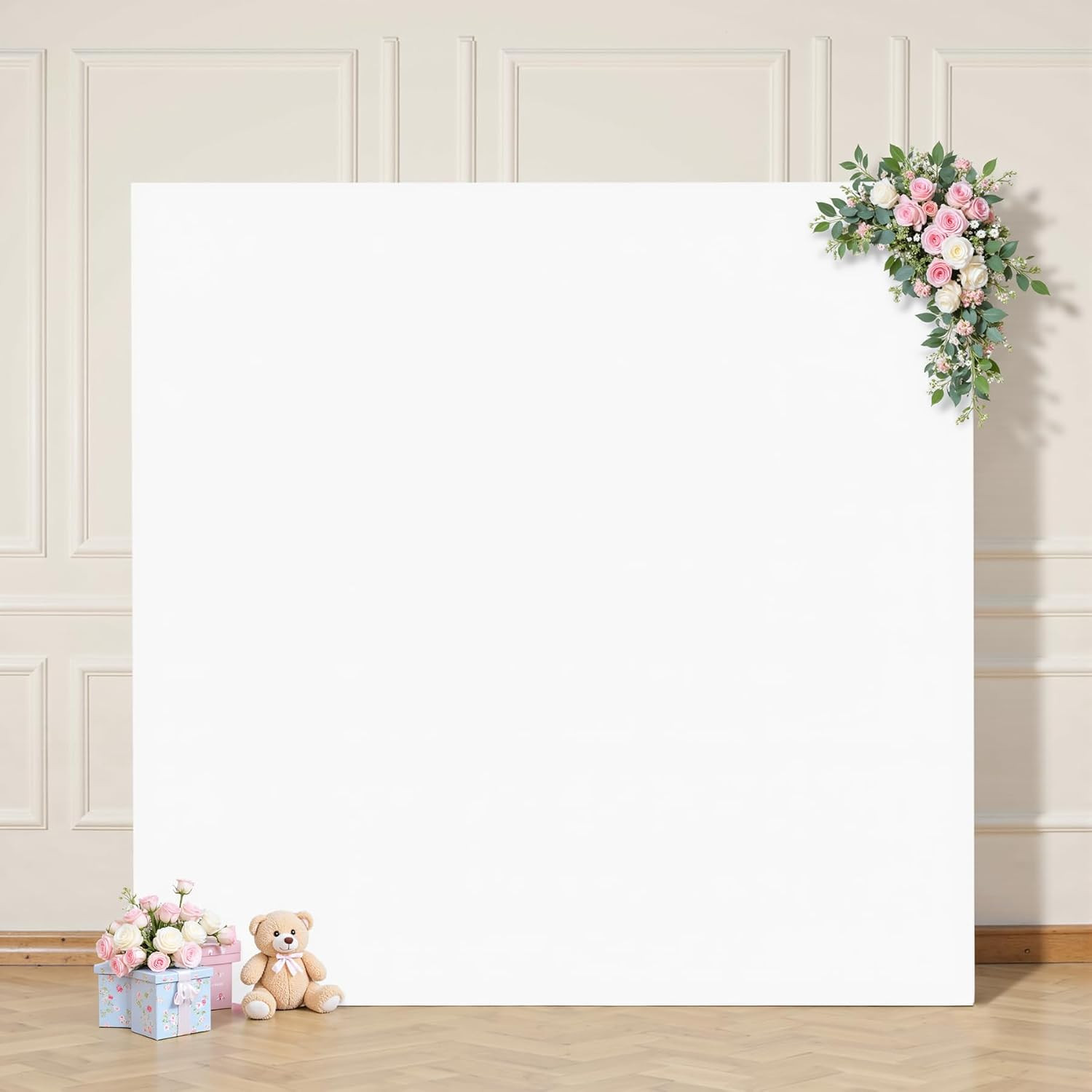 Besutolife Square Arch Backdrop Cover, 8×8 FT Spandex Arch Covers Stretchy Fitte
