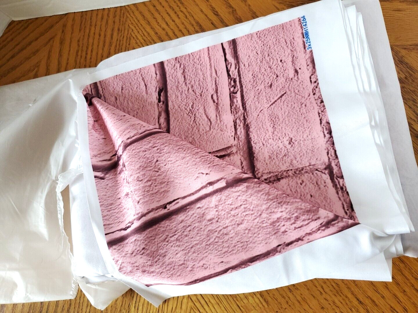 LFEEY 10 Ft x 8 Ft Pink Brick Photo Backdrop~ Non Glare ~ Matte Finish