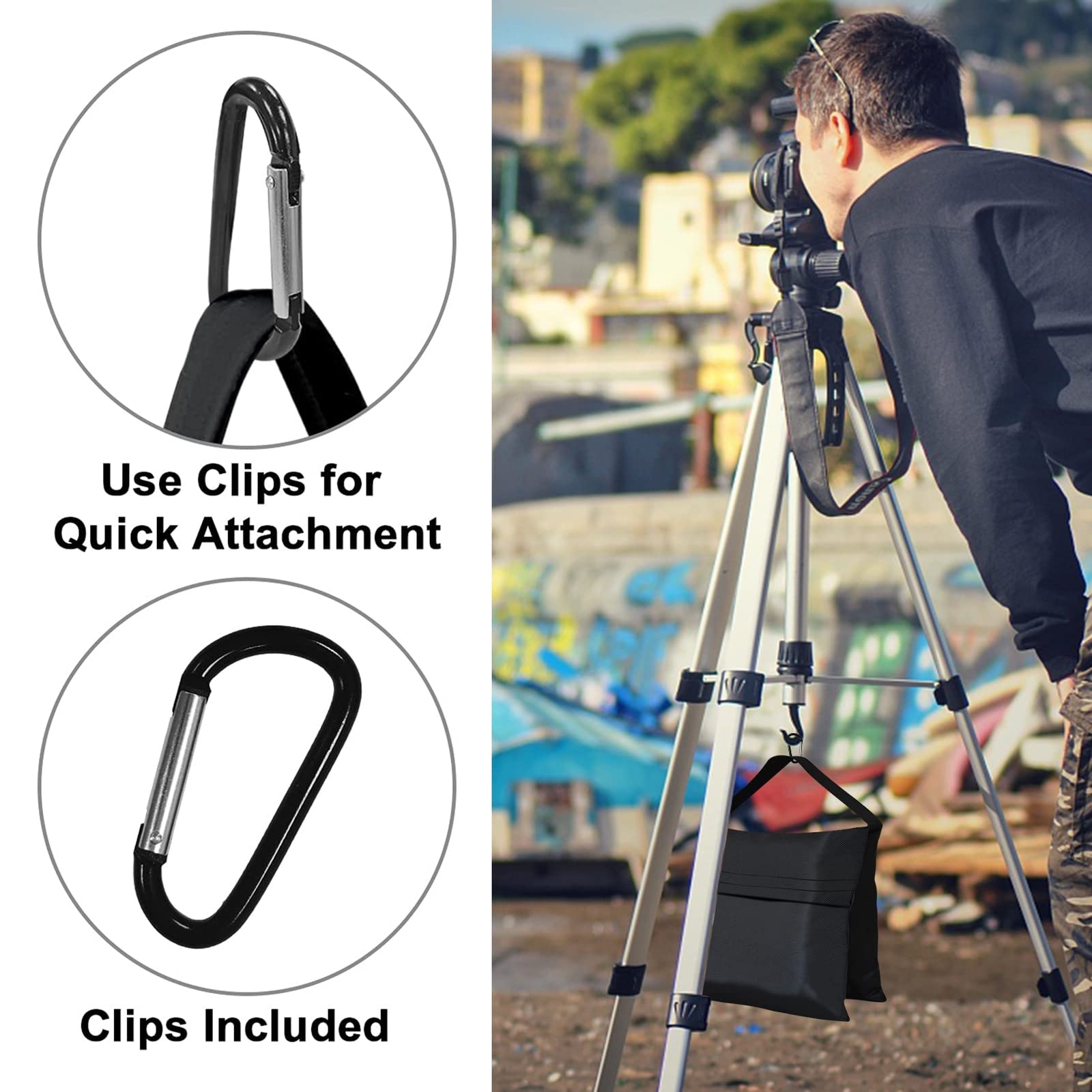 Black Tripod Weights Indoor Outdoor Sand Bags For Canopy Tent Gazebo Shelter 4pc