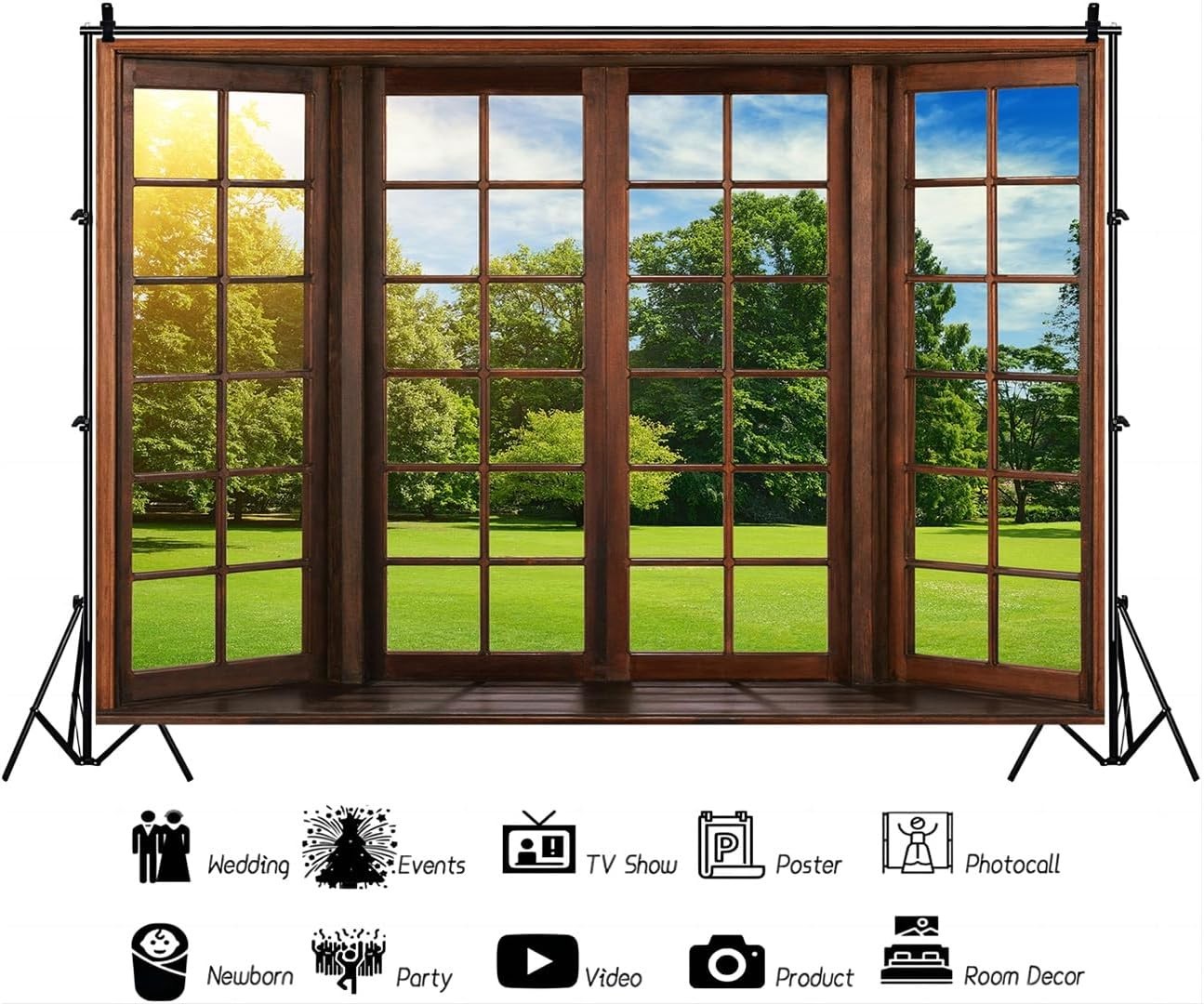 7x5ft Modern Living Room Backdrop Video Conferencing Backdrop Decor for Home …