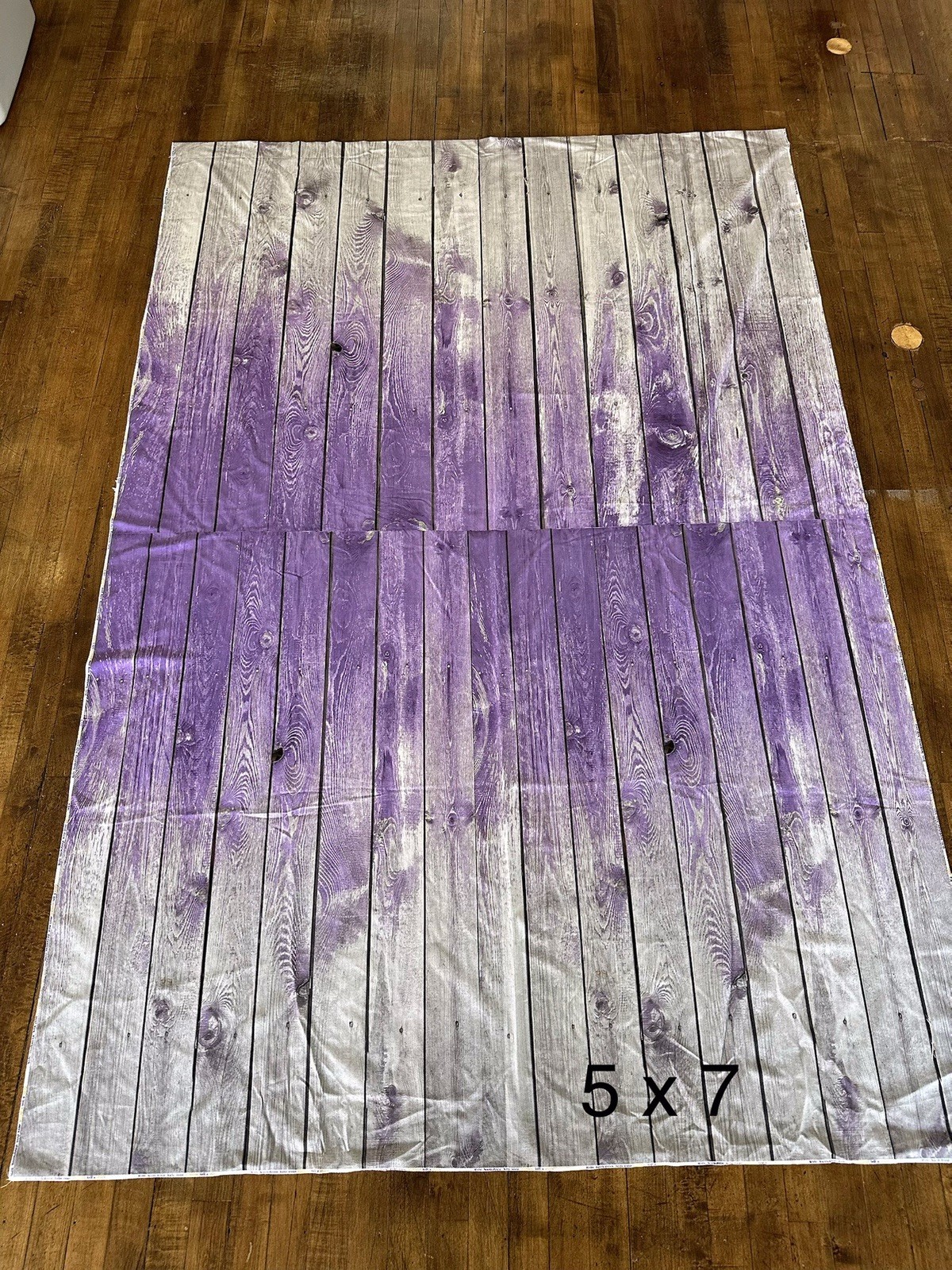Kate’s Backdrops 5×7 Purple/White Plank