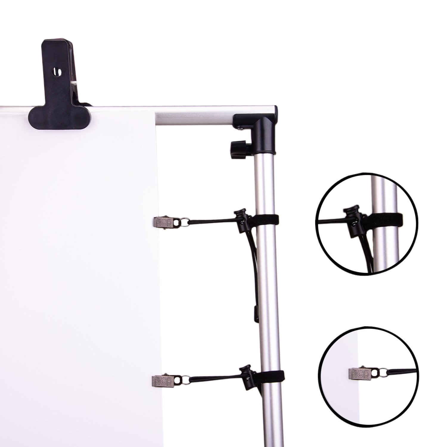 Sunmns 12 Pack Background Backdrop Clips Clamps Holder for Photography, Video