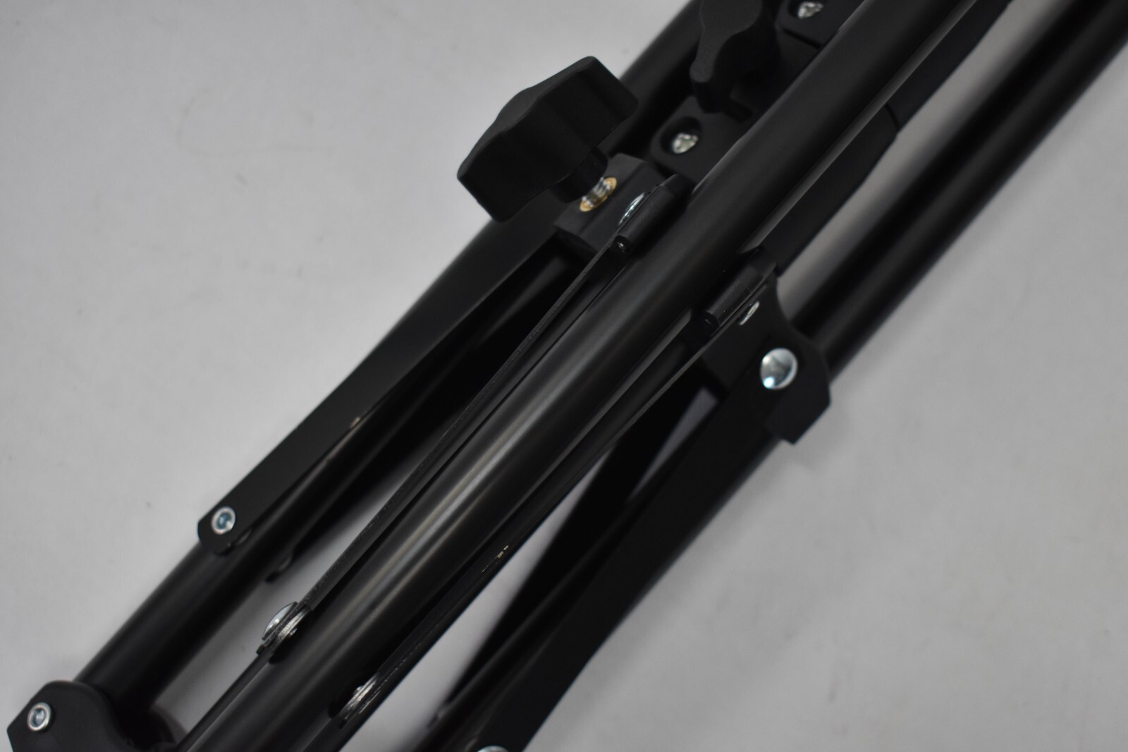 Lot of 2 Tripod Photo Stands Ball Head Adjustable Black Plastic Replacements